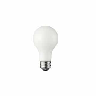 8W LED A19 Bulb, 725 lm, 2700K, White