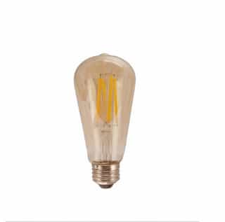 2.7W LED ST19 Filament Bulb, Dimmable, 2500K, 210 Lumens