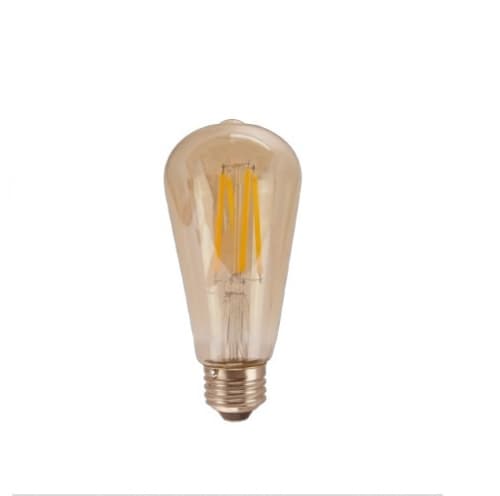 TCP Lighting 2.7W LED ST19 Filament Bulb, Dimmable, 2500K, 210 Lumens