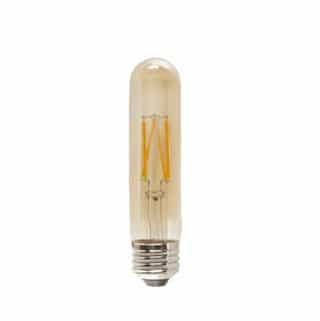 2W T6 LED Filament Bulb, E12, 160 lm, 120V, 2500K, Amber