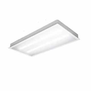 70W 2X4 LED Recessed Troffer Light, Dimmable, 4100K, 6800 Lumens, Prismatic