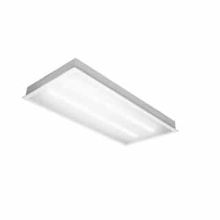 80W 2X4 LED Troffer, Dimmable, 6800 Lumens, 4100K
