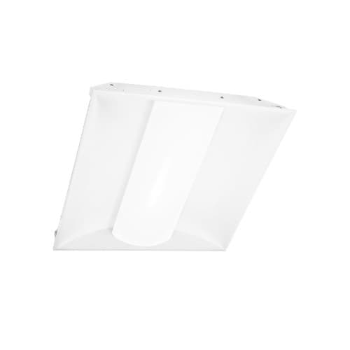 TCP Lighting 30W 2 x 4' LED Troffer w/ Central Diffuser, Dimmable, 4600 lm, 3500K