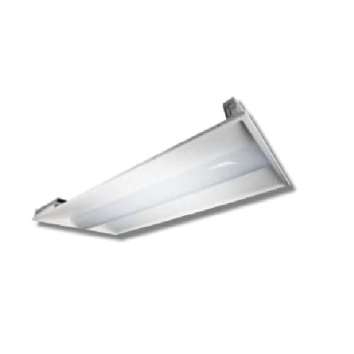 23W 2X4 LED Volumetric Troffer, Dimmable, 2600 lm, CCT Selectable