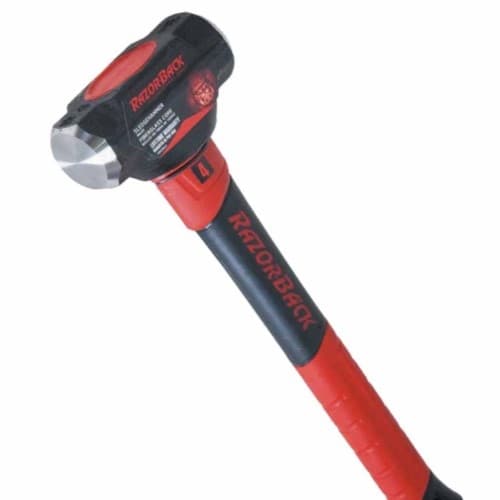 4 lb. Engineer Hammer w/Fiberglass Handle, Red/Black