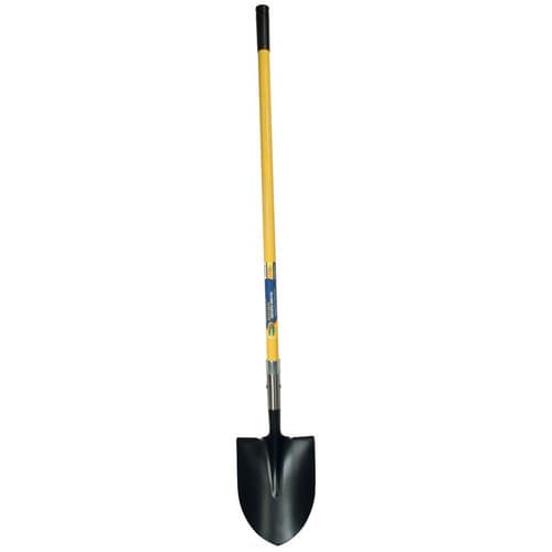47" Round Point Shovel with Fiberglass Handle