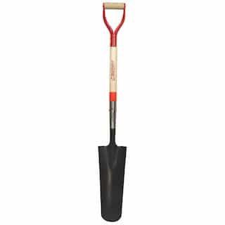 Union Tools 14" Sharpshooter Drain Spade with Big Grip D-Grip
