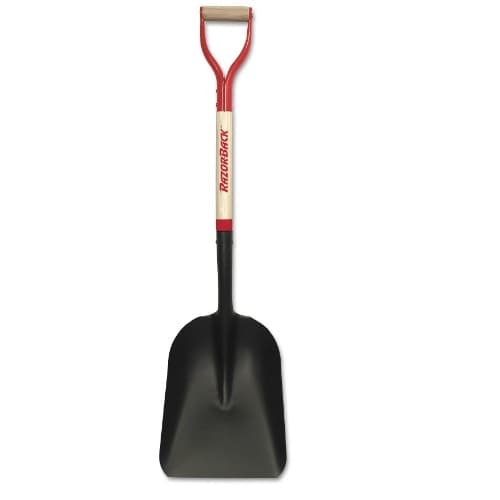 Union Tools 15" Eastern Pattern Steel Scoop with D-grip