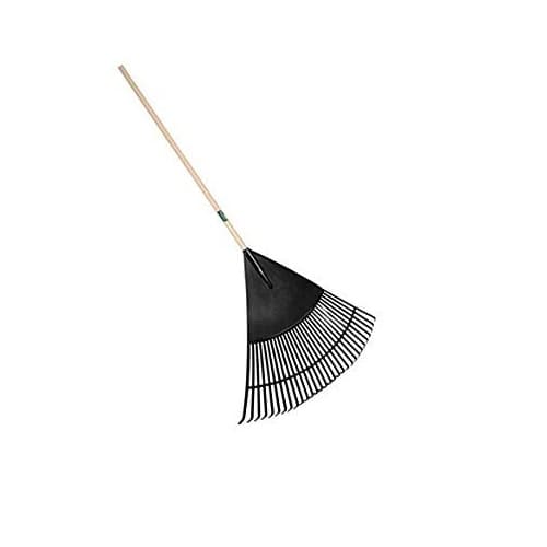 Union Tools 30" Poly Lawn and Leaf Rake with Hardwood Handle