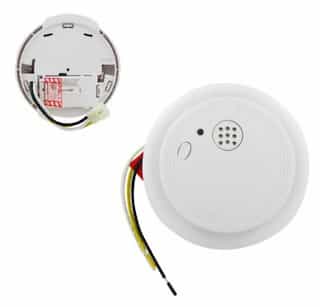 Hardwired Ionization Smoke Detector and Fire Alarm