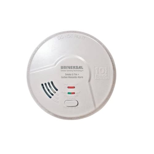 3-in-1 Smoke, Fire, & CO Smart Alarm, Sealed Battery, Clamshell