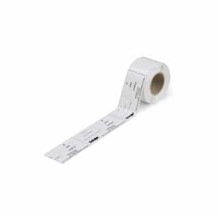Wago 33mm x 70mm Type Labels, White
