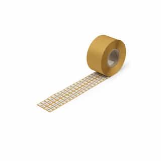 7mm x 20mm Textile Labels for Smart Printer, White