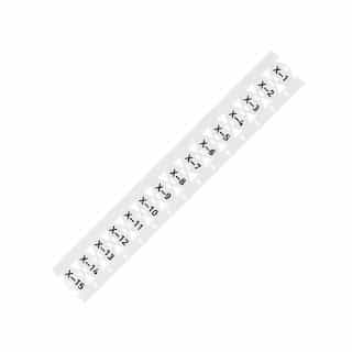 Cable Tie Marker for Smart Printer, 25 x 11 mm, White