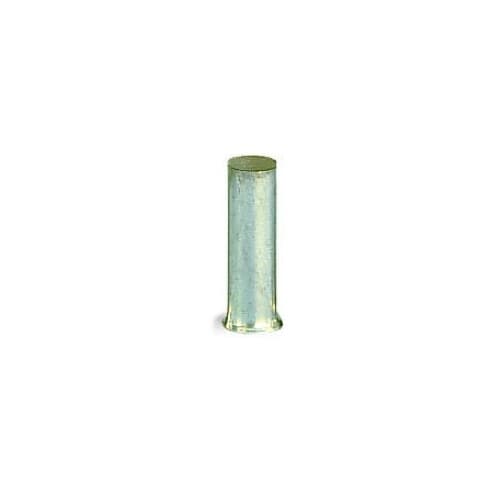 Uninsulated Ferrule Sleeve, 0.39-in, 2.5 mm/14 AWG