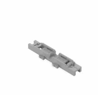 Wago Mounting Carrier, Screw Mounting, 1-Way, Gray