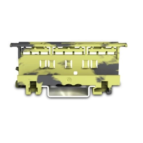 4 mm Mounting Carrier for 221 Series Lever-Nuts, Dark Gray-Yellow