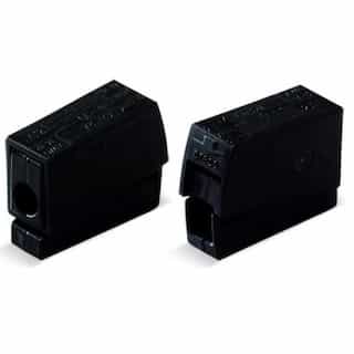 Wago 2.5 mm Lighting Connector w/ Increased Operating Temperature, Black