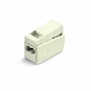 Wago 2.5 mm Lighting Connector, Standard, 2-Wire, White