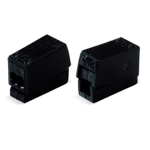 2.5 mm Lighting Connector w/ Increased Operating Temperature, 2-Wire, Black