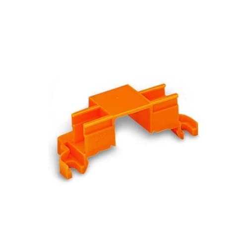 Mounting Carrier for 4-Connector 243 Series Push Wire Connectors, Orange