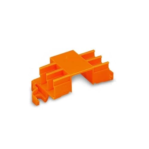 Mounting Carrier for 6-Connector 243 Series Push Wire Connectors, Orange
