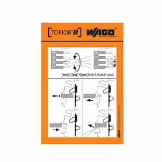 Wago Operating Instructions Sticker, Jumpers, 2001/2002/2004 Series