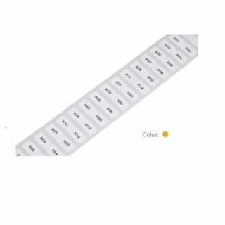 9mm x 15mm Labels for Smart Printer, Yellow