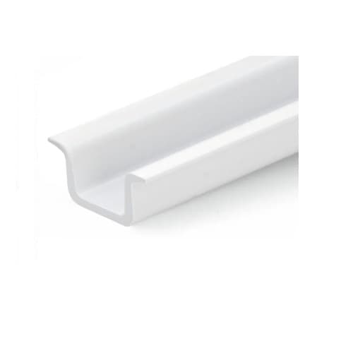 Wago 2000mm x 35mm Carrier Rail, Plastic, Unslotted, Light Gray