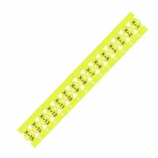 Cable Tie Marker for Smart Printer, 25 x 11 mm, Yellow