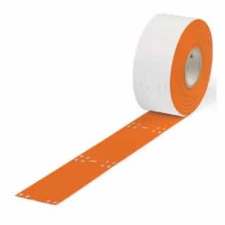 Wago Cable Tie Marker for Smart Printer, 100 x 15 mm, Orange