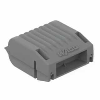 Wago Gelbox for 221, 10 AWG, 6 mm Connectors, Size 1, Gray