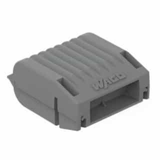 Wago Gelbox for 221, 10 AWG, 6 mm Connectors, Size 1, Gray, Bulk