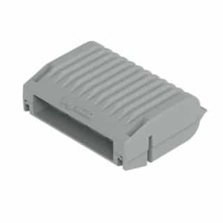 Gelbox for 221 and 2x73 Series, 12 AWG, 4 mm Connectors, Size 2, Gray