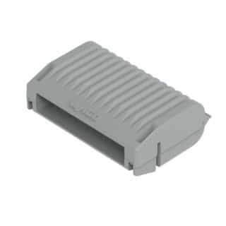 Gelbox for 221 and 2x73 Series, 12 AWG, 4 mm Connectors, Size 3, Gray