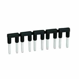 Wago Insulated Jumper Bar for Conductor Entry, Black