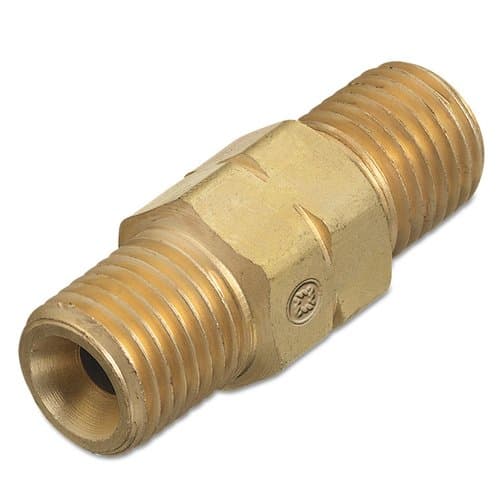 Western Male/Male Acetylene/F. Gases Straight Hose Coupler