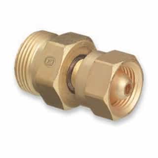 CGA-200 "MC" Acetylene Brass Cylinder Adaptor