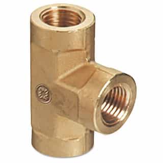 1/4 in (NPT) 3-Way Female Pipe Thread Tee Connector