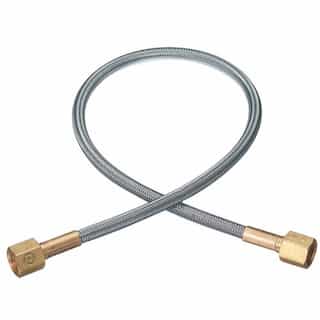 Western 3000 Psi Female Brass Stainless Steel Flexible Pigtails