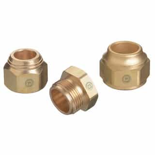 Brass Male Hex Shaped Torch Tip Nut Replacement