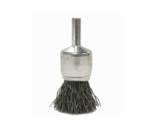 22,000rpm Stainless Steel Crimped Wire Solid End Brushes