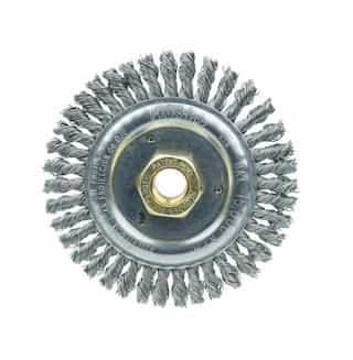 4.5-in Stringer Bead Wheel w/ 38 Knots, .02-in Carbon Steel, 12500 RPM