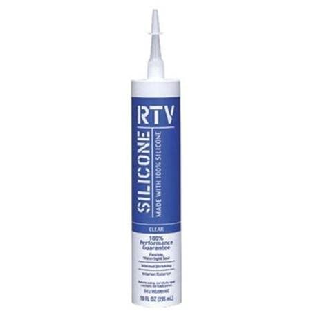 White Lightning  Contractor RTV Silicone Sealants, 10 oz Cartridge, Clear