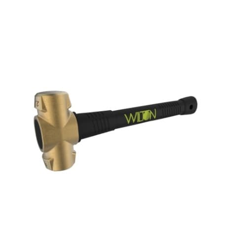 Wilton 16-in B.A.S.H Brass Hammer w/ Unbreakable Handle, 6 lb Head