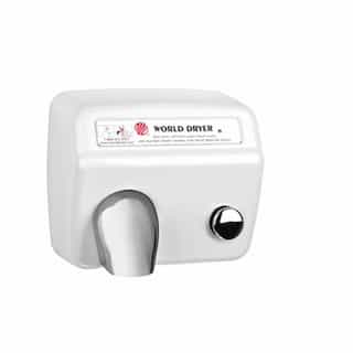 2300W Model A Series Hand Dryers, 115V, Cast Iron, White Finish
