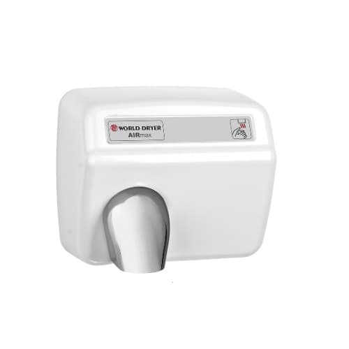2300W AirMax Hand Dryer, Automatic, 115V, Stamped Steel, White Finish