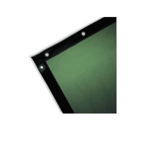 6-ft X 8-ft Welding Curtain, See-Through, Green