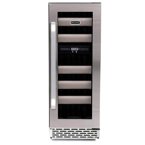 100W Wine Refrigerator, 17-Bottle, 115V, Stainless Steel