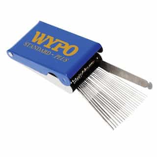 Wypo Size 6-26 Stainless Steel Tip Cleaner Kit w/ File